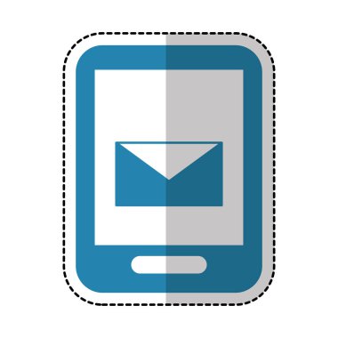 Posta simgesi olan akıllı telefon