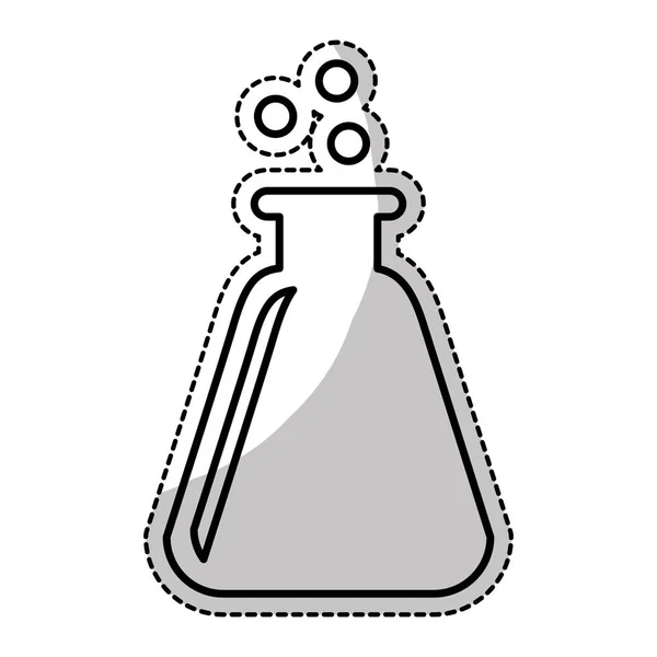 Flasque chimie icône image — Image vectorielle