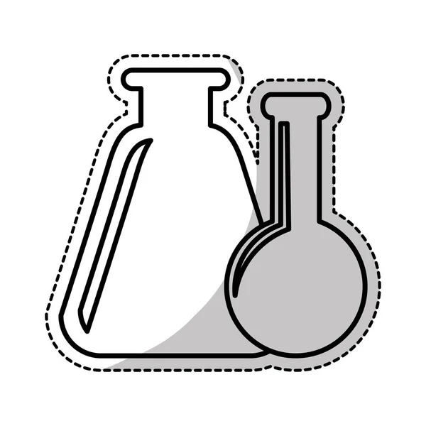 化学フラスコのアイコン画像 — ストックベクタ