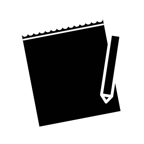 Notepad icon image — Stock Vector