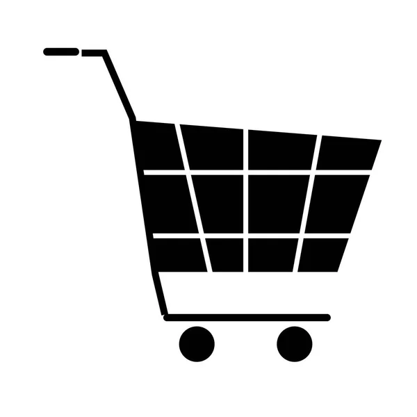 Shopping cart ikonbild — Stock vektor