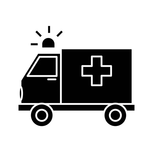 Immagine icona ambulanza — Vettoriale Stock