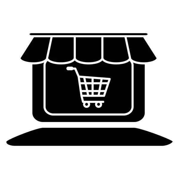 Tienda icono imagen — Vector de stock