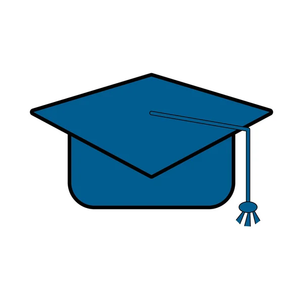 Imagem ícone de boné de graduação —  Vetores de Stock