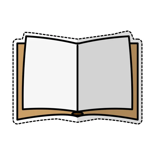 Icono del libro académico — Vector de stock