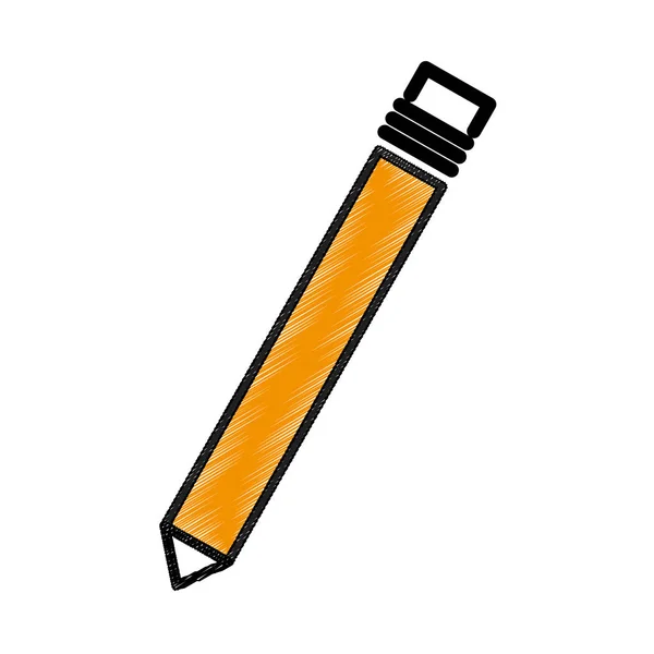 School pencil icon — Stock Vector