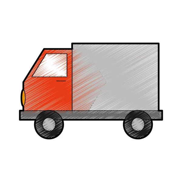 货运卡车图标 — 图库矢量图片