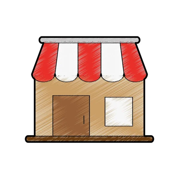 Icono de tienda de comercio — Vector de stock