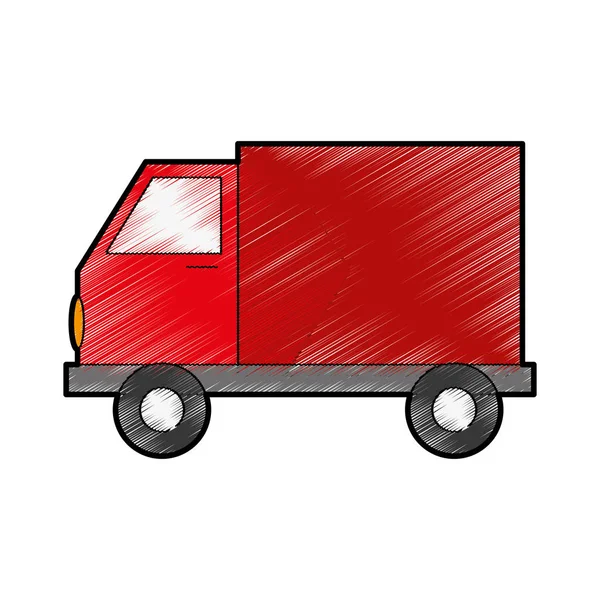 Cargo truck icon — Stock Vector
