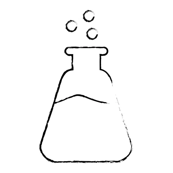 Flasque chimie icône image — Image vectorielle