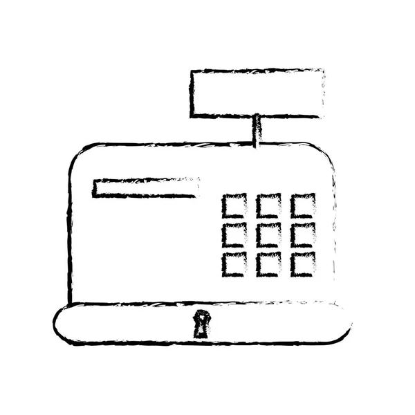 Pénztárgép ikon kép — Stock Vector