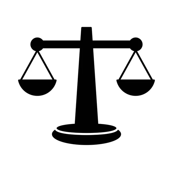 Icono escala de ley — Vector de stock