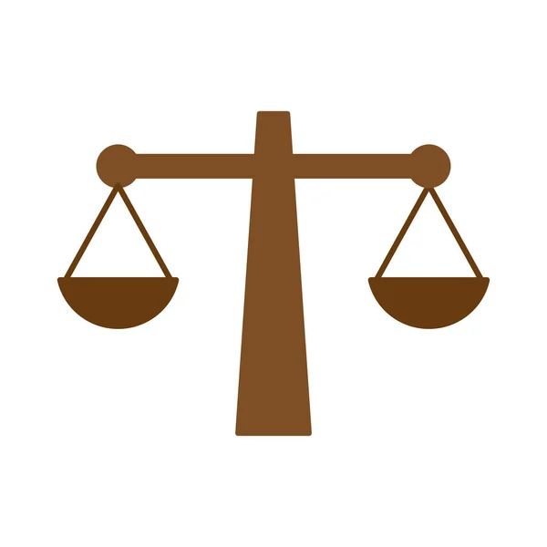 Icono escala de ley — Vector de stock