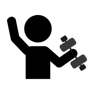 egzersiz sembol simge görüntüsü