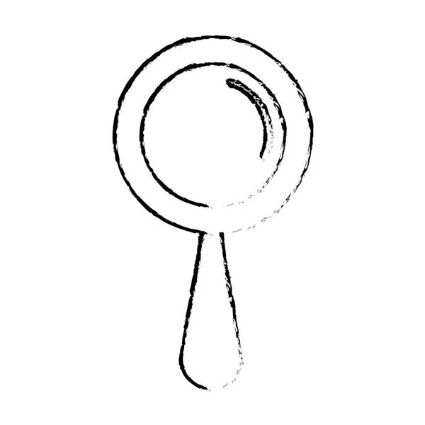 Obrázek ikony lupy — Stockový vektor