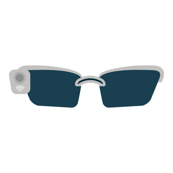 Smart glasses icon image — Stock Vector