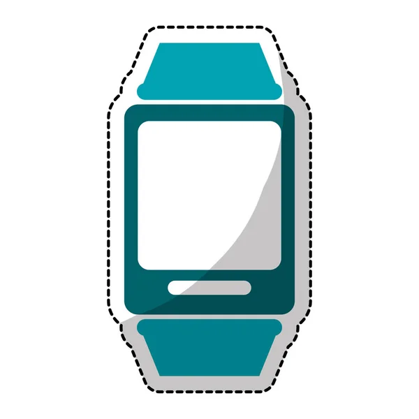 Smartwatch icona accessorio digitale immagine — Vettoriale Stock