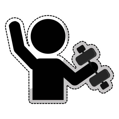 egzersiz sembol simge görüntüsü