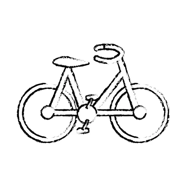 Fiets voertuig pictogram — Stockvector