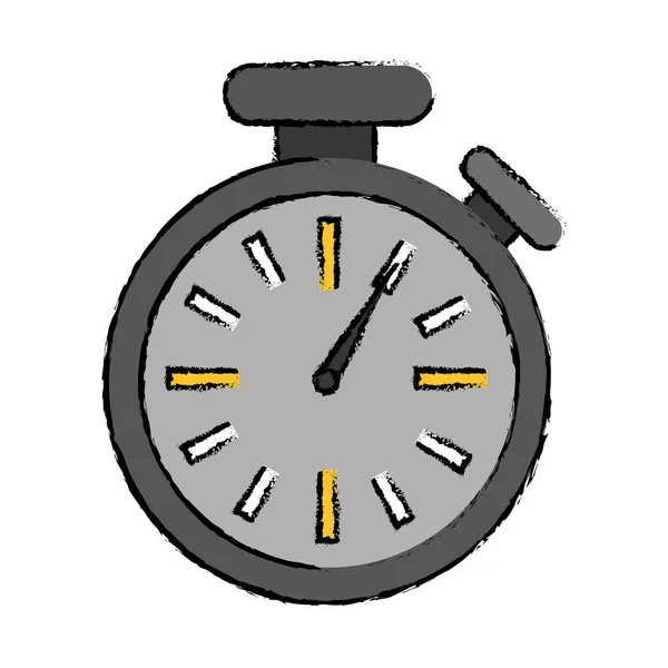 Analoges Chronometer-Symbolbild — Stockvektor