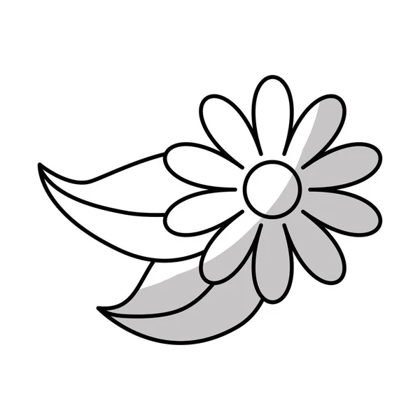 Mooie bloem pictogram — Stockvector