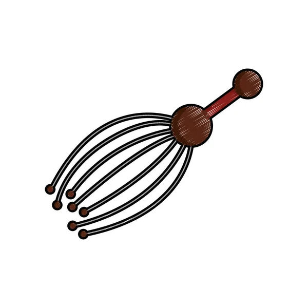 Masaje icono accesorio imagen — Vector de stock