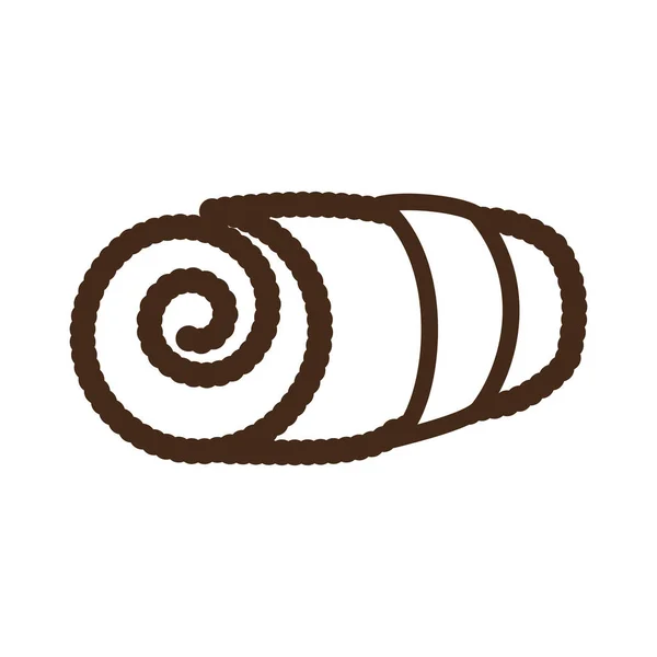 Rolling towel icon image — стоковый вектор