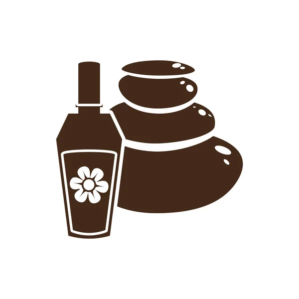 Perfume botella icono imagen — Vector de stock