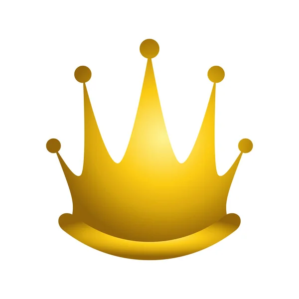 Ícone da coroa rainha — Vetor de Stock