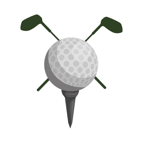 Diseño deportivo de golf — Archivo Imágenes Vectoriales