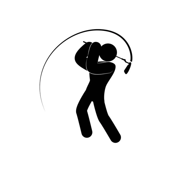 Design sportif golf — Image vectorielle