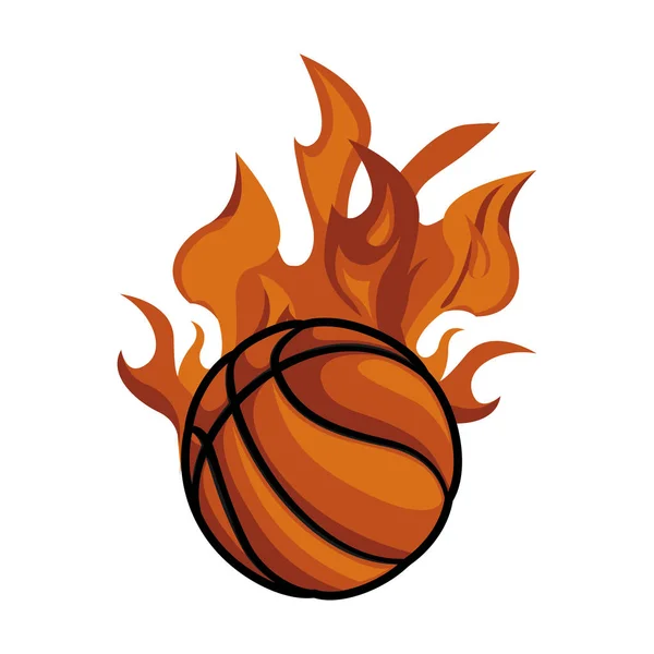 Basket-ball design sportif — Image vectorielle