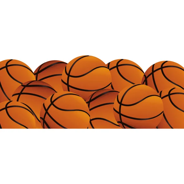 Basketbol spor tasarım — Stok Vektör