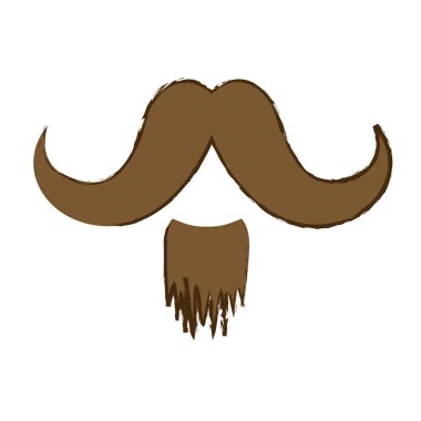 Vintage bıyık simge görüntüsü