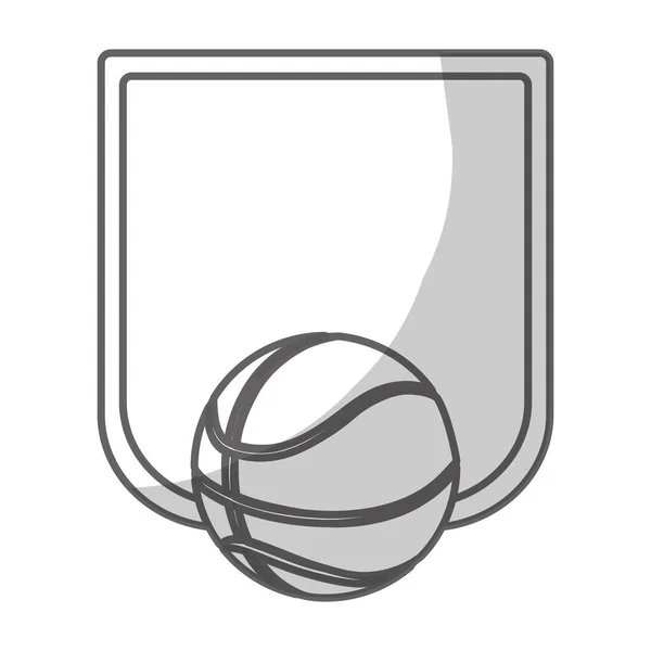 Baloncesto deporte diseño — Vector de stock