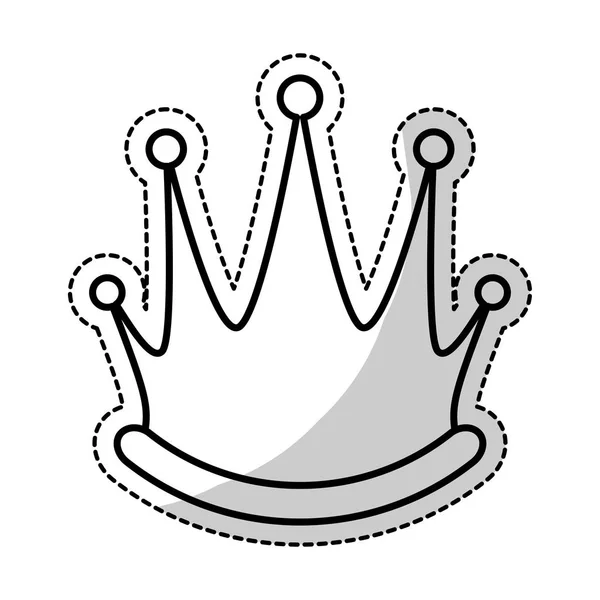 Reina corona icono — Vector de stock