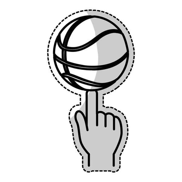 Basketbal sport ontwerp — Stockvector