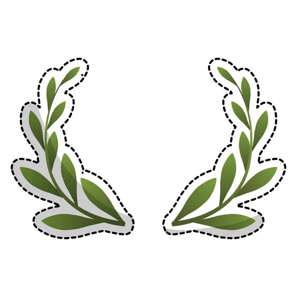 Emblema icona immagine — Vettoriale Stock