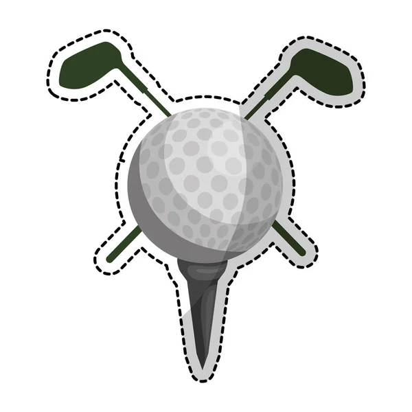 Golf simge görüntüsü — Stok Vektör