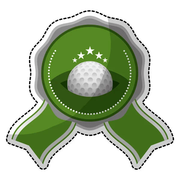 Icono de golf imagen — Vector de stock