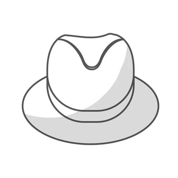 Imagen de icono de sombrero clásico — Vector de stock