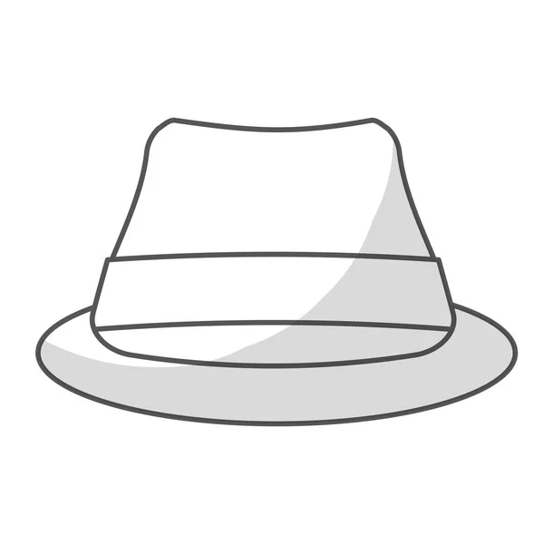 Chapeau classique icône image — Image vectorielle