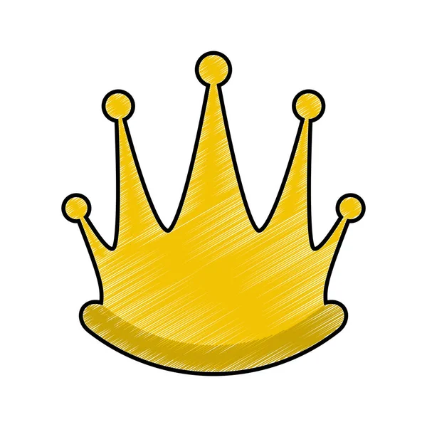 Royal crown simge görüntüsü — Stok Vektör