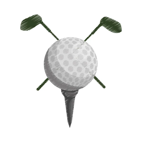 골프 아이콘 이미지 — 스톡 벡터