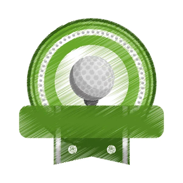 Golf icon image — Stock Vector