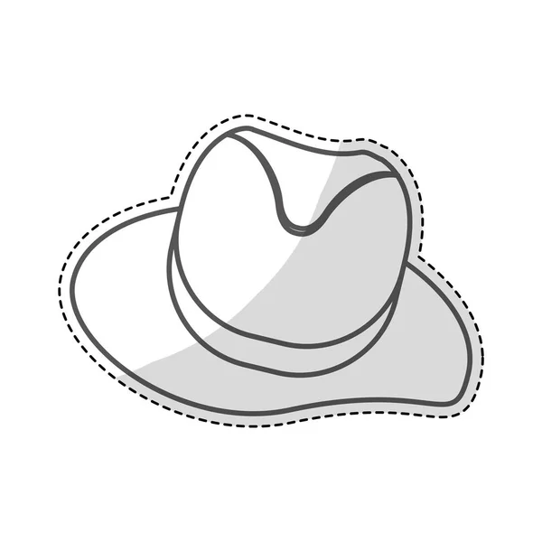 Sombrero icono accesorio — Vector de stock