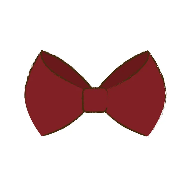 Obraz ikony pojedynczy bowtie — Wektor stockowy