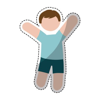 çizgi film adam simgesi