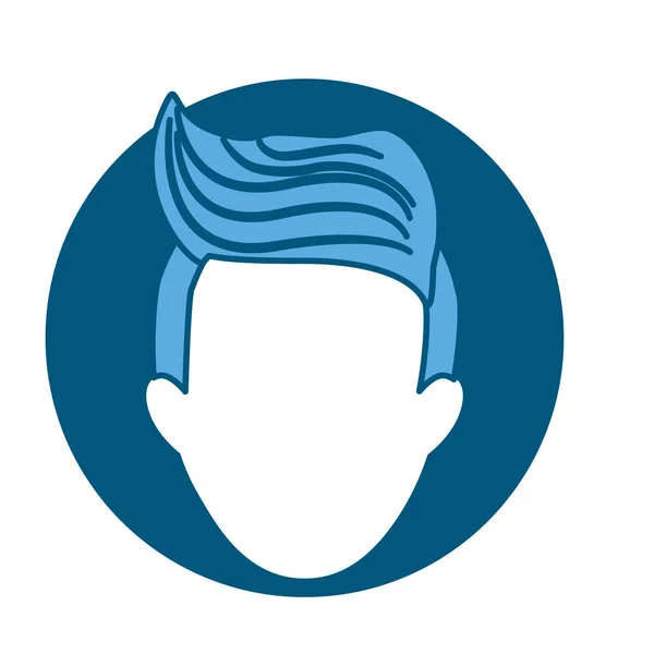 Faceless man icon image — Stock Vector