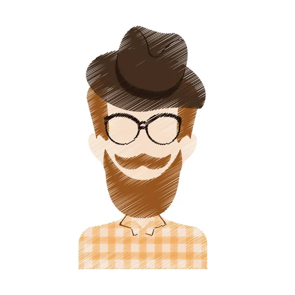 Desain gaya Hipster - Stok Vektor